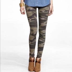 Express Cotton Camo Leggings